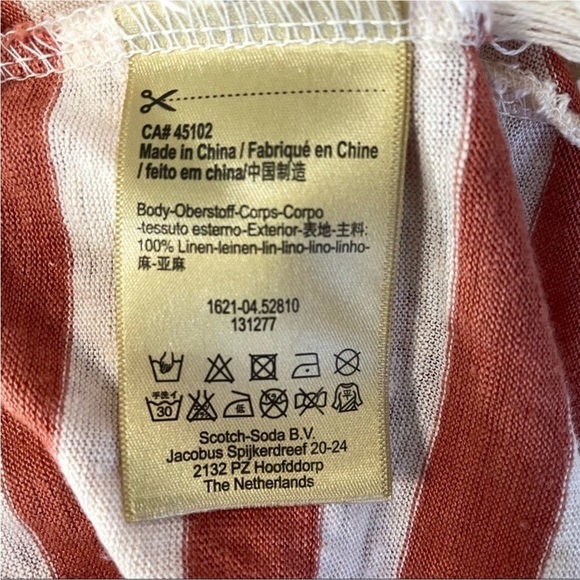 Scotch & Soda Striped Linen Tank Top - Picture 6 of 7